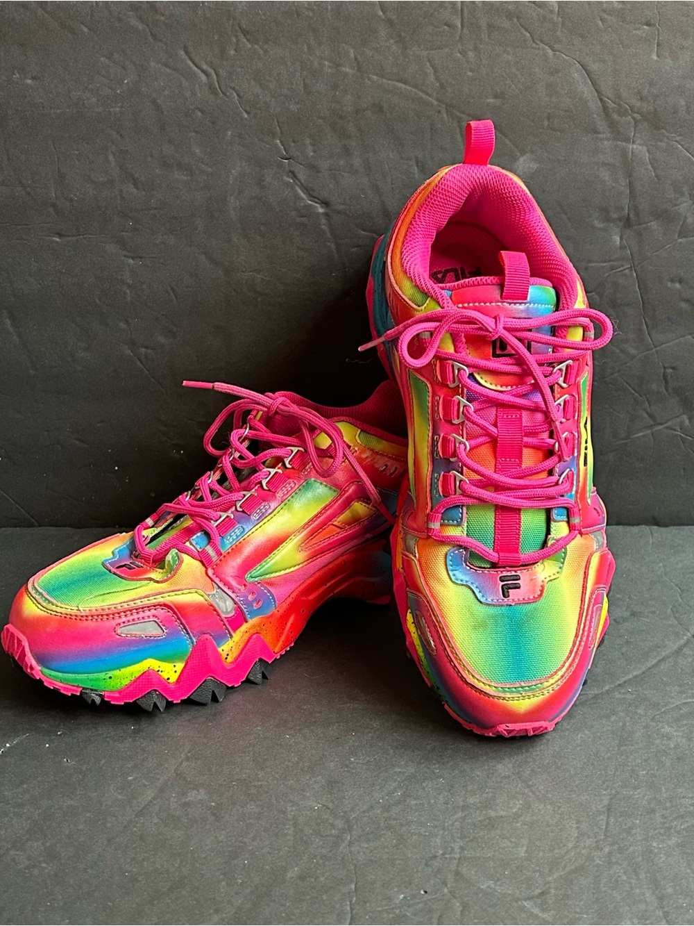 Fila Oakmont Tr 5JM01904-776 Multi Color/Reflective Women’s Size 11.